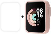 Voor Redmi Watch ENKAY Hat-Prince 2 in 1 beschermende TPU zachte hoes + zachte hydrogel film (roze)