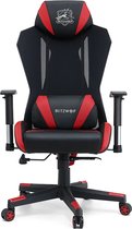 Iwant® Game Stoel - Luxe Gaming Bureaustoel  - Kantelfunctie - Hoogte Verstelbaar - Nek- en Rugkussen - Gaming Chair - ergonomisch bureaustoel - rood/zwart