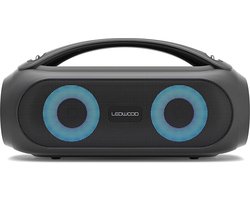 LEDWOOD LD-XT250-BT-BLK - XTREME250 Portable Bluetooth party speaker met radio en verlichting, 20 W