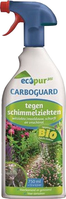 BSI - Ecopur Carboguard Siertuin Fungicide - Tegen Schimmelziekten - Kan in biologische landbouw worden toegepast - Voor de bestrijding van schimmels op rozen en sierplanten - 750 ml