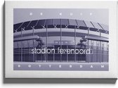 Walljar - De Kuip - Muurdecoratie - Poster