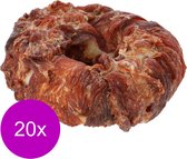 Timo Runder Kauwdonut - Hondensnacks - 20 x Kip 7 cm 70 g