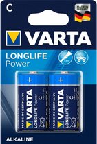 batterijen LR14 Alkaline Longlife Power 1,5V 2 stuks