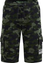 WE Fashion Jongens joggingshort met camouflage dessin