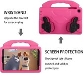 P.C.K. Kinderhoesje ROZE met steun handvatten geschikt voor Apple iPad 10.9 / 11PRO (2020) MET PEN