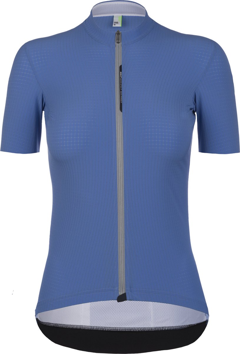 Q36.5 Dames Shirt korte mouwen Pinstripe X - Lichtblauw - S