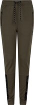 Indian Blue jongens joggingbroek Basic Zip Army Green