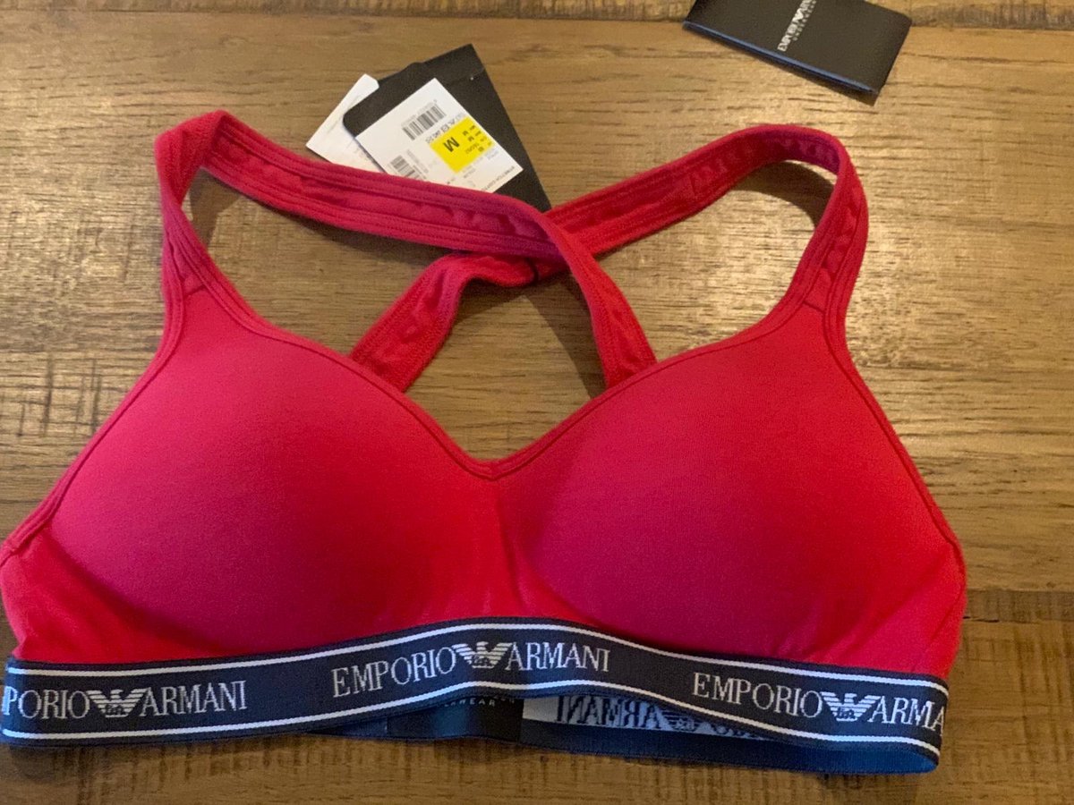 Emporio Armani Padded Bralette Bra Maat L