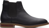 Clarks - Heren - Jaxen Chelsea - G - 2 - black leather - maat 8,5