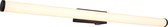 LED Wandlamp - Trinon Mitrona - 8.6W - Warm Wit 3000K - Rond - Mat Zwart - Aluminium