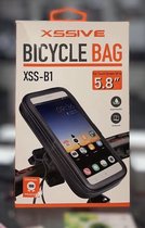 Xssive fietsstuurtasje / bicycle bag smartphone - tot 5.8 INCH (Klein model) - (apple 6,7,8, SE, X/XS, 11PRO/ 12PRO/ 13PRO, 12/13 MINI) voor overige merken alleen kleine modellen - XSS-B1