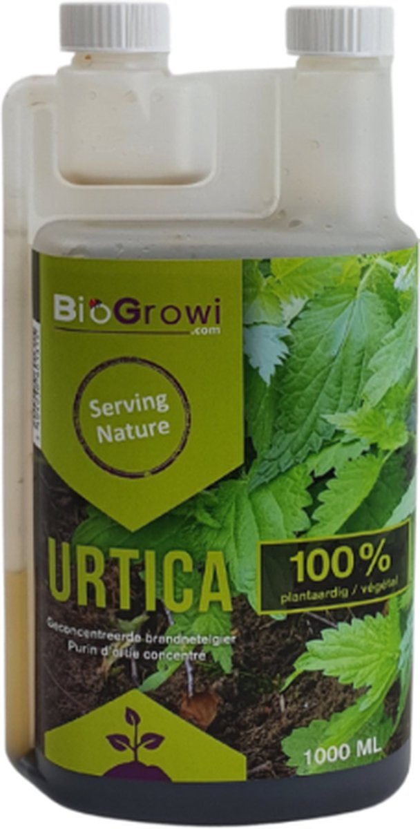 Biogrowi Urtica 1L Brandnetelgier - Plantaardige meststof - Brandentelmest