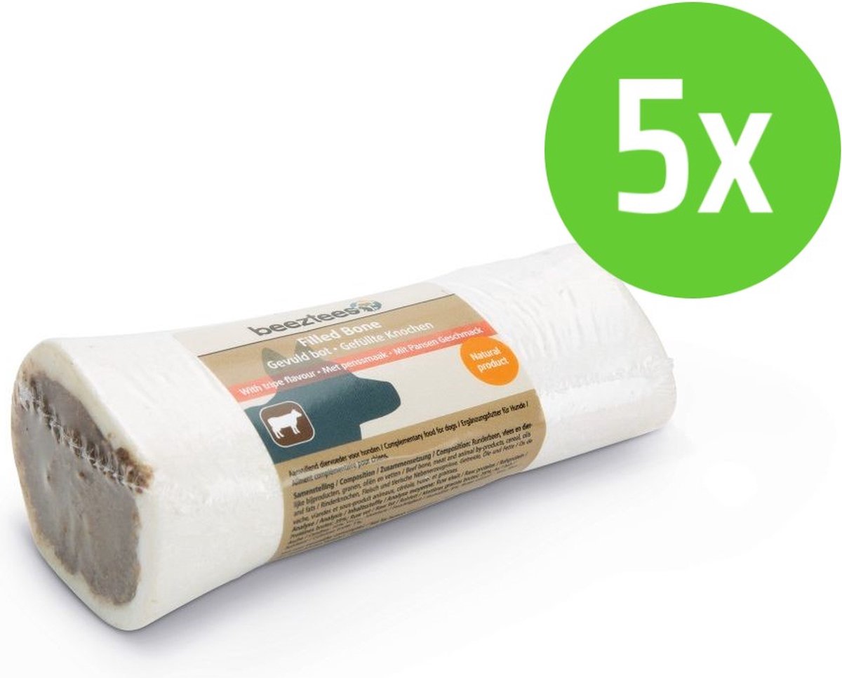 Beeztees Gevuld Bot Met Pens - hondensnack - 5 Verpakkingen