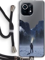 Case Company® - Xiaomi Mi 11 hoesje met Koord - Wanderlust - Telefoonhoesje met Zwart Koord - Bescherming aan alle Kanten en Over de Schermrand