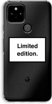 Case Company® - Google Pixel 5 hoesje - Limited edition - Soft Cover Telefoonhoesje - Bescherming aan alle Kanten en Schermrand