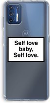 Case Company® - Motorola Moto G9 Plus hoesje - Self love - Soft Cover Telefoonhoesje - Bescherming aan alle Kanten en Schermrand