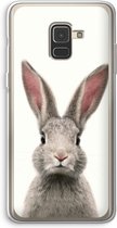 Case Company® - Samsung Galaxy A8 (2018) hoesje - Daisy - Soft Cover Telefoonhoesje - Bescherming aan alle Kanten en Schermrand