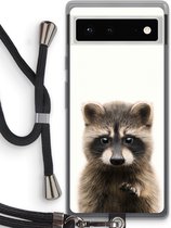 Case Company® - Google Pixel 6 hoesje met Koord - Rocco - Telefoonhoesje met Zwart Koord - Bescherming aan alle Kanten en Over de Schermrand