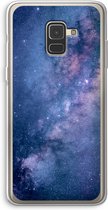 Case Company® - Samsung Galaxy A8 (2018) hoesje - Nebula - Soft Cover Telefoonhoesje - Bescherming aan alle Kanten en Schermrand