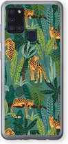 Case Company® - Samsung Galaxy A21s hoesje - Luipaard 2 - Soft Cover Telefoonhoesje - Bescherming aan alle Kanten en Schermrand