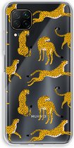 Case Company® - Huawei P40 Lite hoesje - Luipaard - Soft Cover Telefoonhoesje - Bescherming aan alle Kanten en Schermrand