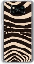 Case Company® - Xiaomi Poco X3 NFC hoesje - Arizona Zebra - Soft Case / Cover - Bescherming aan alle Kanten - Zijkanten Transparant - Bescherming Over de Schermrand - Back Cover