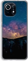 Case Company® - Xiaomi Mi 11 hoesje - Travel to space - Soft Cover Telefoonhoesje - Bescherming aan alle Kanten en Schermrand