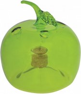 fruitvliegenval appel 9,5 cm glas/kurk groen