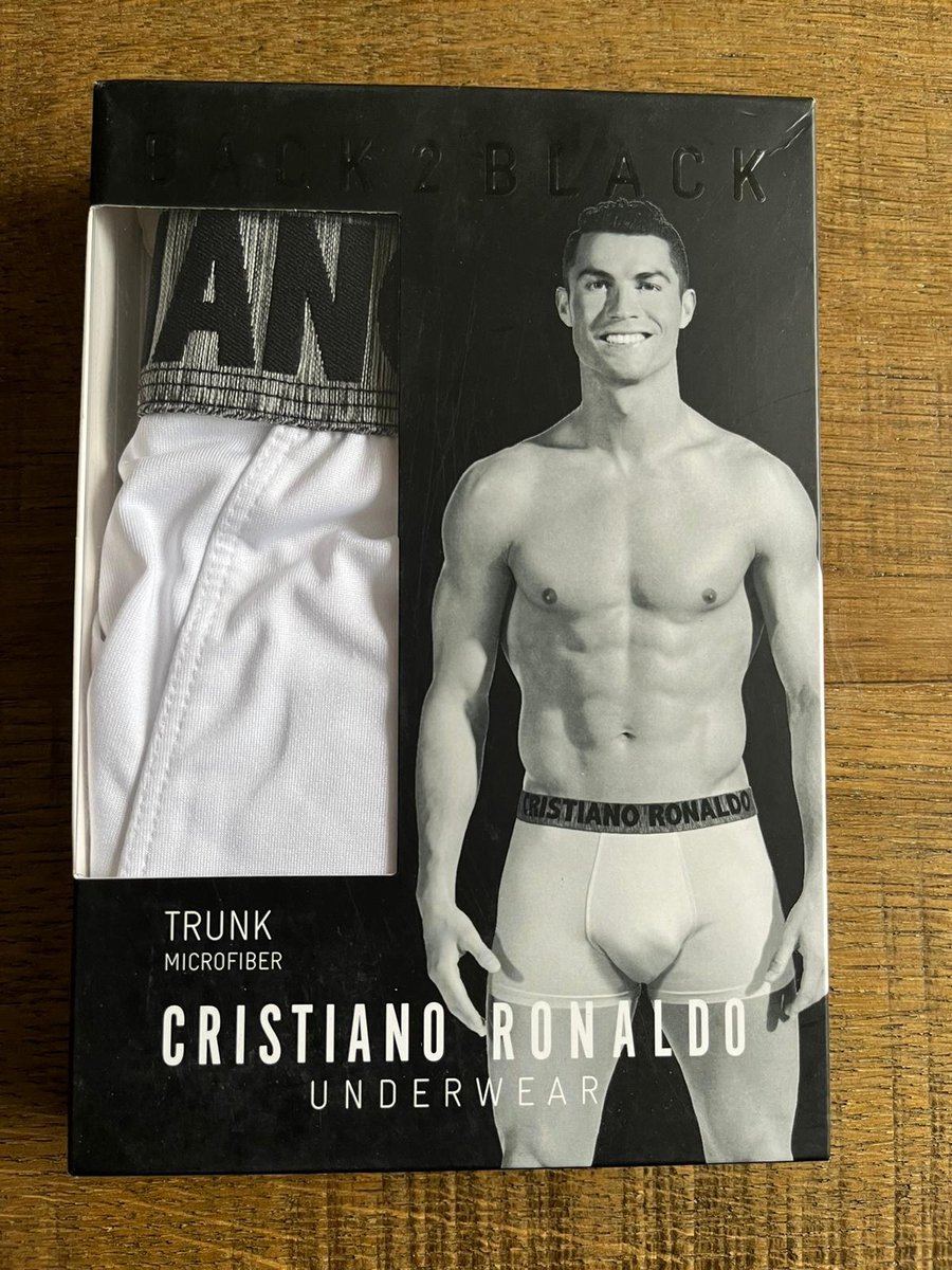Cristiano Ronaldo Trunk Microfiber Wit maat L