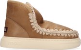 Mou Eskimo Sneaker Vachtlaarzen -  Warme Laarzen - Dames - Camel - Maat 38