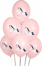 Ballons Partydeco - Paarden (6 pièces)