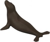deurstopper The Zoo 14 cm siliconen bruin