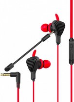 game-oordopjes CyberWired 105 dB 1 meter zwart/rood