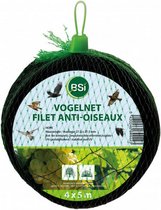 vogelnet 4 x 5 meter polyetheen groen