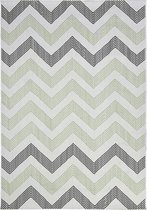Garden Impressions buitenkleed - Indiana karpet - 120x170 groen/grijs