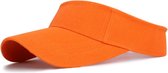 Zonneklep - Oranje | Katoen/Acryl | 56-58 cm | Fashion Favorite