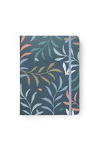 Filofax Notebook A5 "Botanical Blue", kartonnen kaft