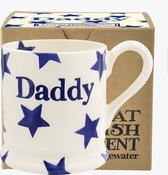 Emma Bridgewater Mug 1/2 Pint Blue Star Daddy Boxed