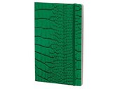 notitieboek Mrs. Crocodile 21 x 13 cm papier groen