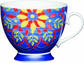 mok Bone China 400 ml porselein blauw