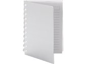 notitieboek A6 gelinieerd 15 x 11 cm karton/papier wit