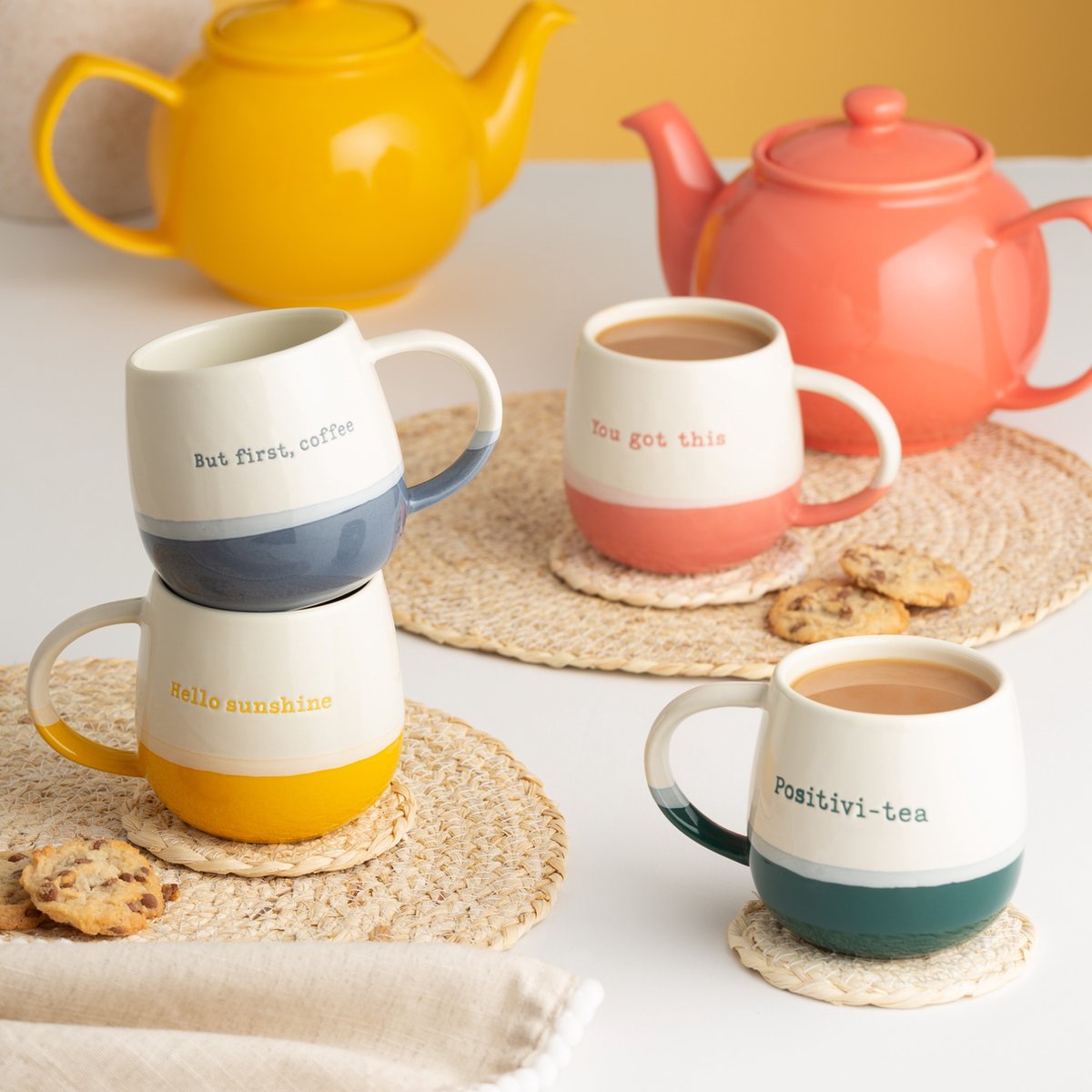 Price & Kensington mok uit aardewerk, Positivi-Tea
