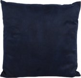 sierkussen Palladium 60 x 60 x 10 cm textiel donkerblauw