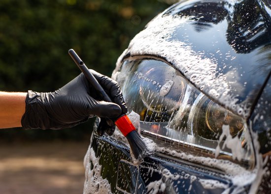 Auto Auto Detailing Brush Set 5  - Automotive Detail Cleaning Borstels voor het reinigen van wielen, motor, interieur, emblemen, interieur, exterieur, luchtopeningen - Merkloos