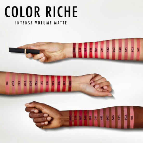 L'Oréal Paris Color Riche Intense Volume Matte Lipstick - Verrijkt met Hyaluronzuur en Arganolie - 603 Le Wood Nonchalant Nude - 1,8gr - L’Oréal Paris