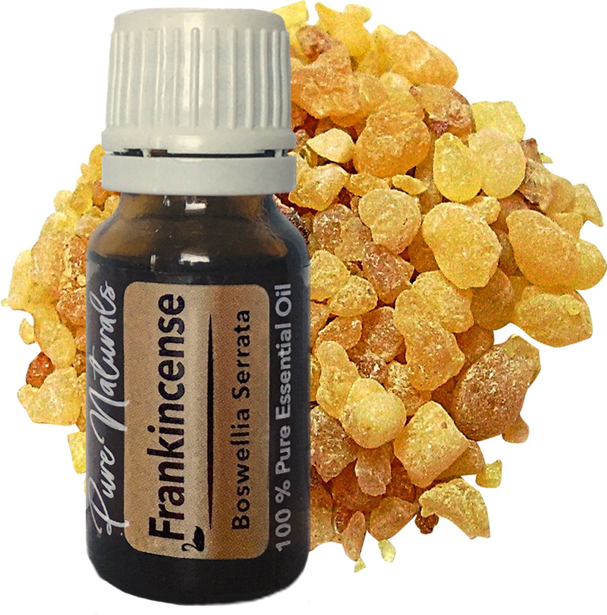 Goedkoopste Essentiële Olie Aromatherapie - Biologisch - Frankincense (Wierook) - Flesje 10ml - Pure Naturals