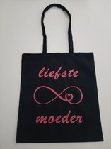 Liefste moeder - Bedrukte tas - Katoenen tas - Shopper - Bedrukte tassen - Shopping bag - Moederdag kado