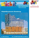 Stick-it Elbphilharmonie Hamburg, ca. 13.000 steentjes, compatibel met Ministeck