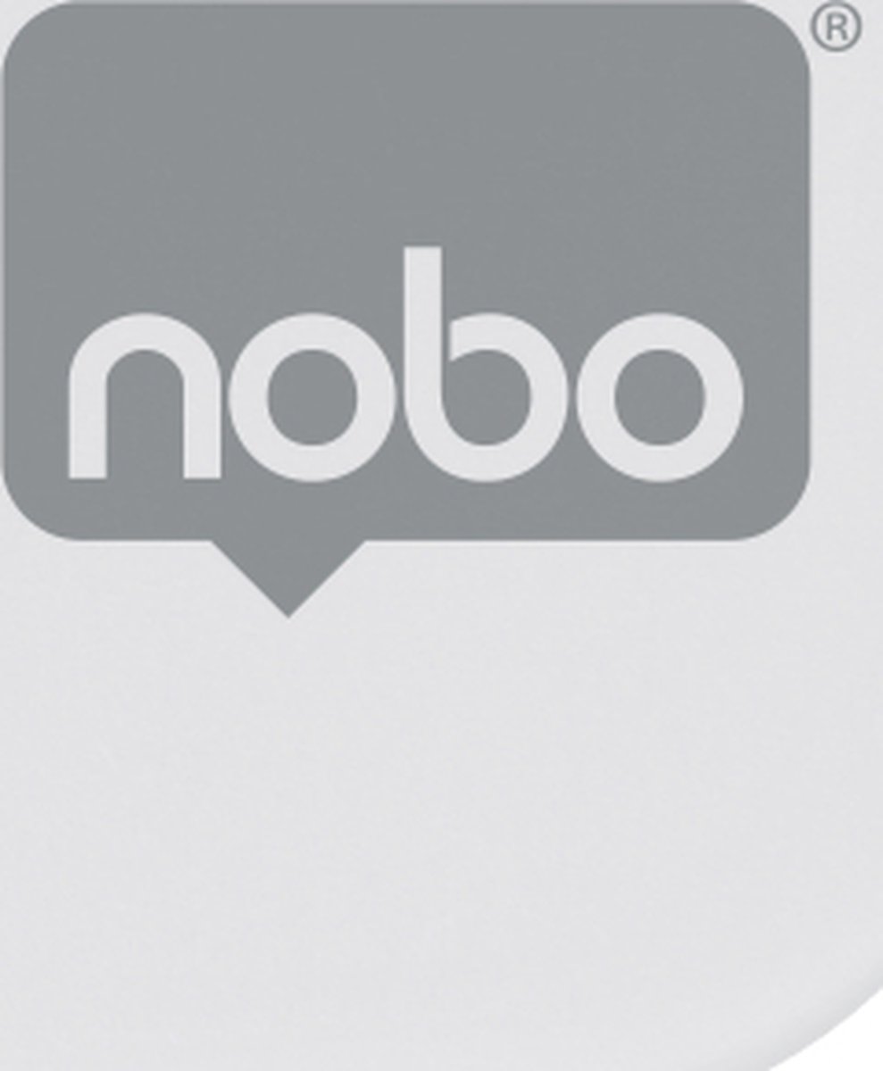 Nobo Droog Uitwisbaar Mini Magnetisch Whiteboard - Wit thumbnail 3