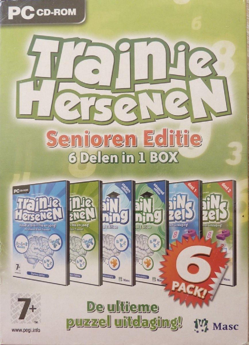 Train je Hersenen - senioren editie 6 pack